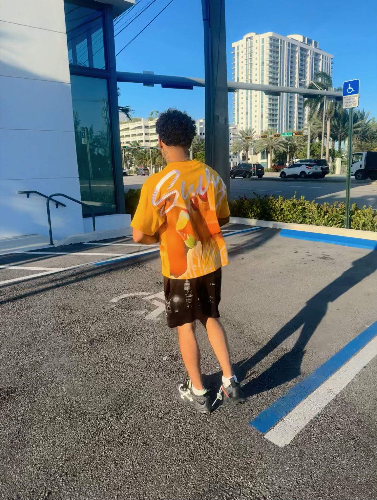 SUVY "Stay Paid" Short Sleeve Orange t-shirt