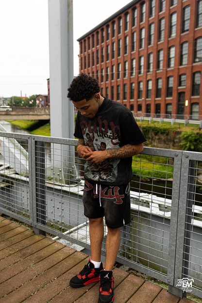 SUVY Short Sleeve cropped T-Shirt & Shorts