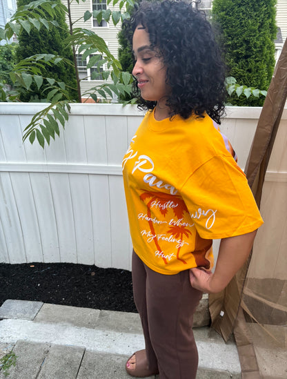 SUVY "Stay Paid" Short Sleeve Orange t-shirt