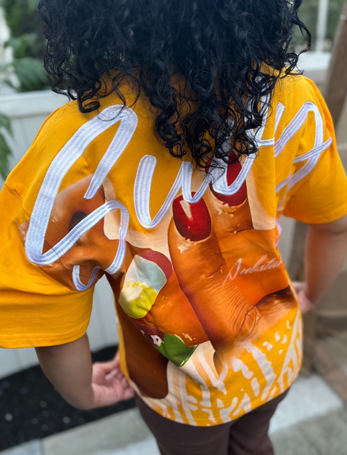 SUVY "Stay Paid" Short Sleeve Orange t-shirt