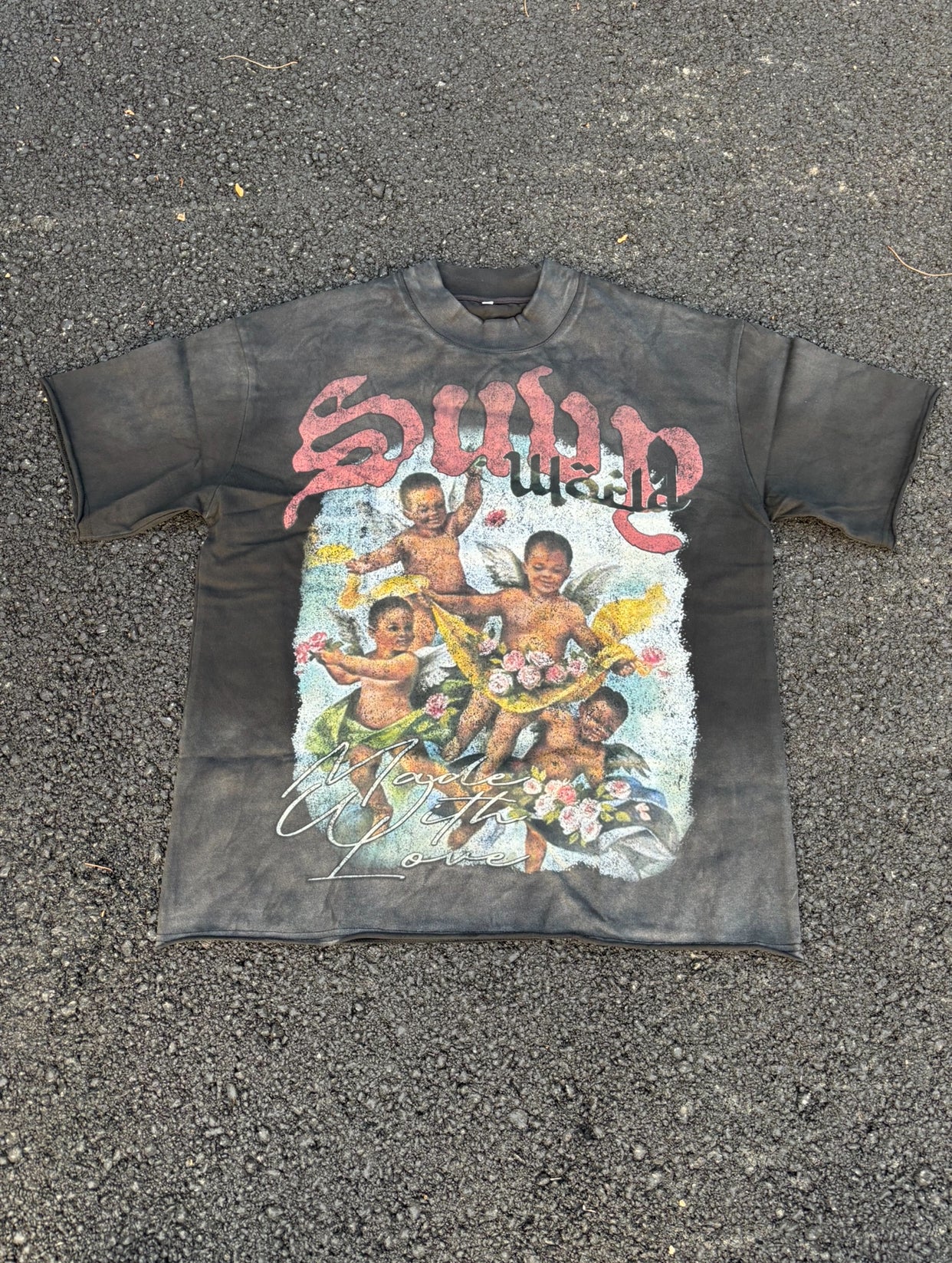 SUVY Short Sleeve cropped T-Shirt & Shorts